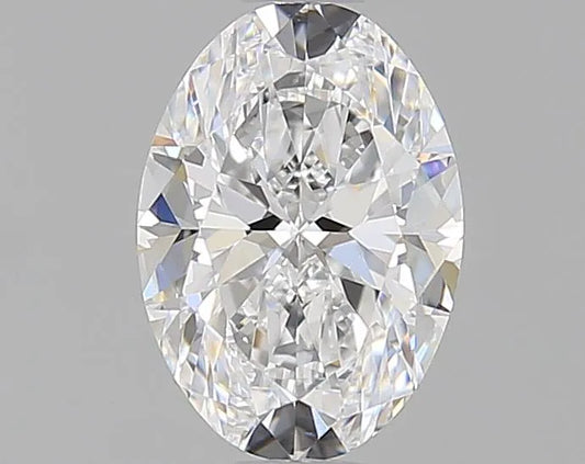 0.70ct Oval Natural Diamond (Colour D, Clarity VVS2, GIA Certified)