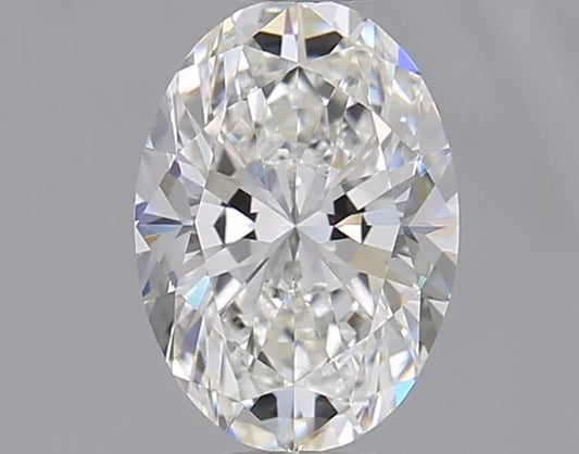 0.70ct Oval Natural Diamond (Colour H, Clarity VVS1, GIA Certified)