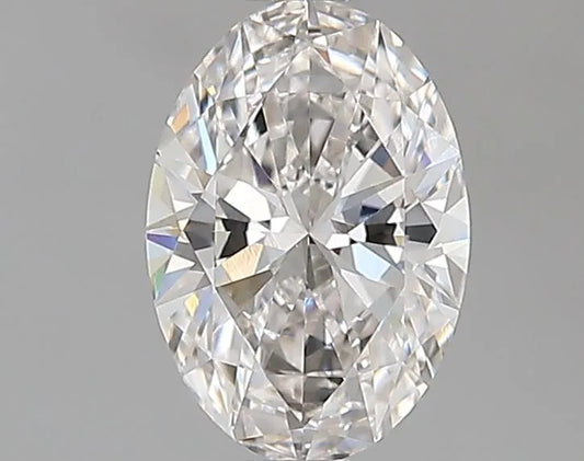 0.70ct Oval Natural Diamond (Colour H, Clarity VVS2, GIA Certified)