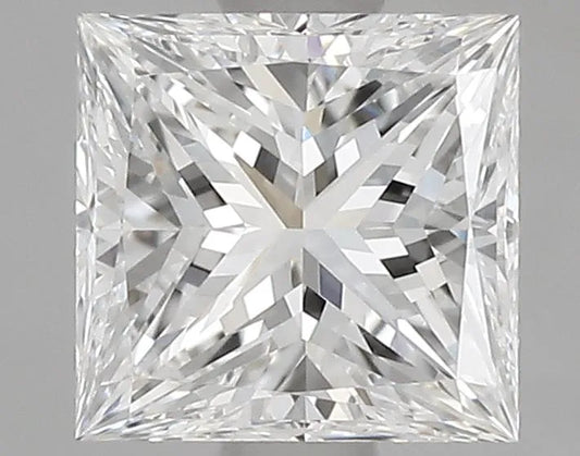 0.70ct Princess Natural Diamond (Colour E, Clarity VS1, GIA Certified)