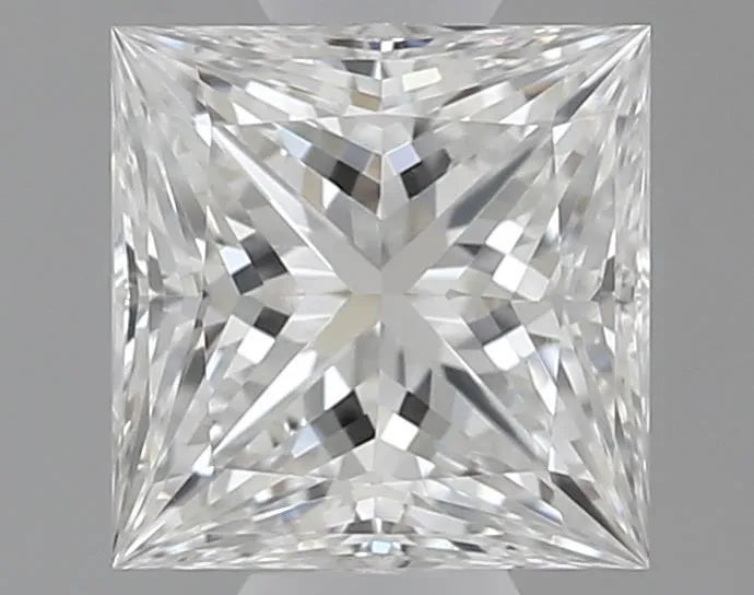0.70ct Princess Natural Diamond (Colour F, Clarity VS2, Cut VG, GIA Certified)