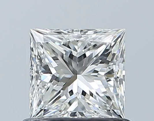 0.70ct Princess Natural Diamond (Colour G, Clarity VVS2, Cut EX, GIA Certified)