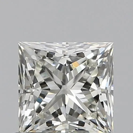 0.70ct Princess Natural Diamond (Colour K, Clarity VVS2, Cut VG, GIA Certified)