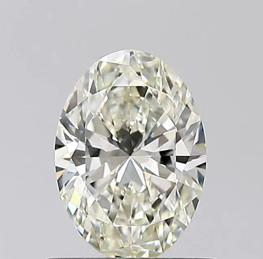 0.71ct Oval Natural Diamond (Colour K, Clarity VS1, GIA Certified)