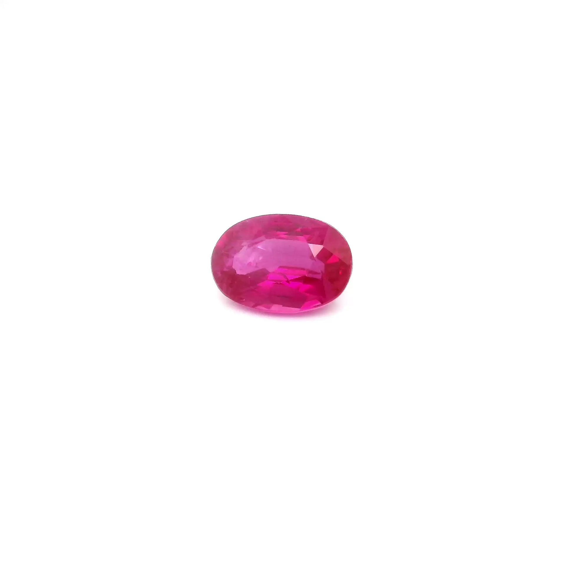 0.71ct Oval Natural Ruby (Colour Red, Clarity Slightly Included, Cut Faceted)