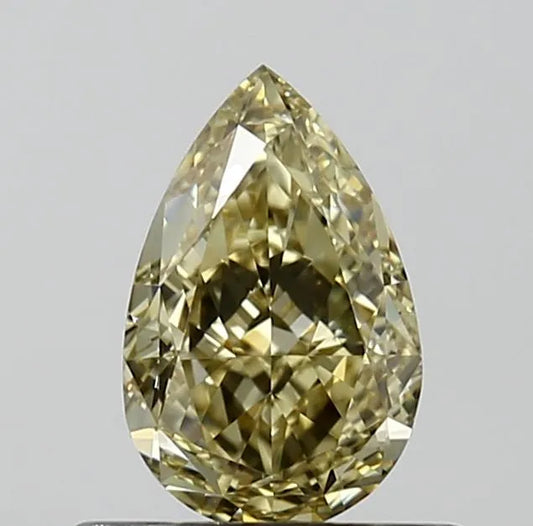 0.71ct Pear Natural Diamond (Clarity VVS2, GIA Certified)