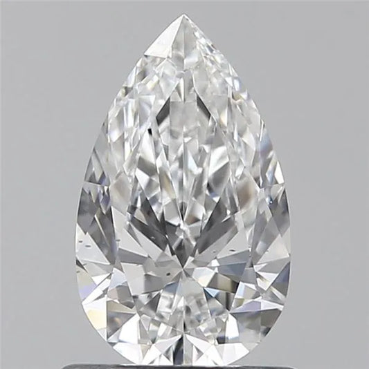 0.71ct Pear Natural Diamond (Colour D, Clarity SI1, Cut EX, GIA Certified)