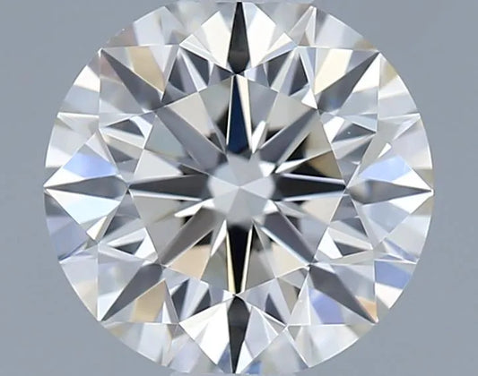 0.71ct Round Natural Diamond (Colour J, Clarity VVS2, Cut EX, IGI Certified)