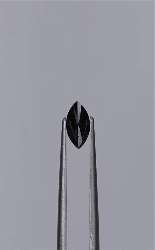 0.72ct Marquise Natural Diamond (Colour Fancy Black, Clarity VVS2, Cut EX, GIA Certified)