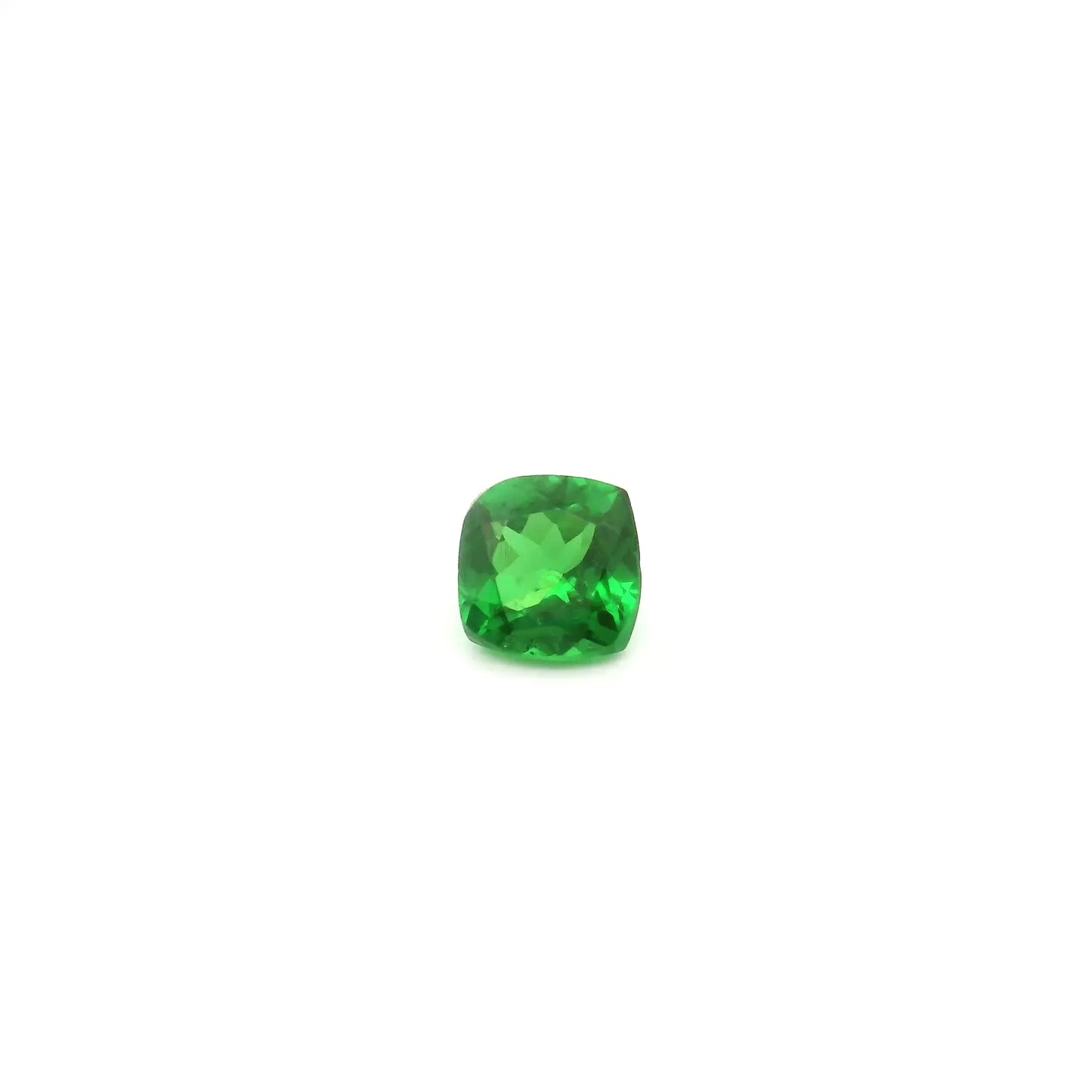 0.73ct Cushion Natural Garnet (Colour Green, Clarity Slightly Included, Cut Faceted)