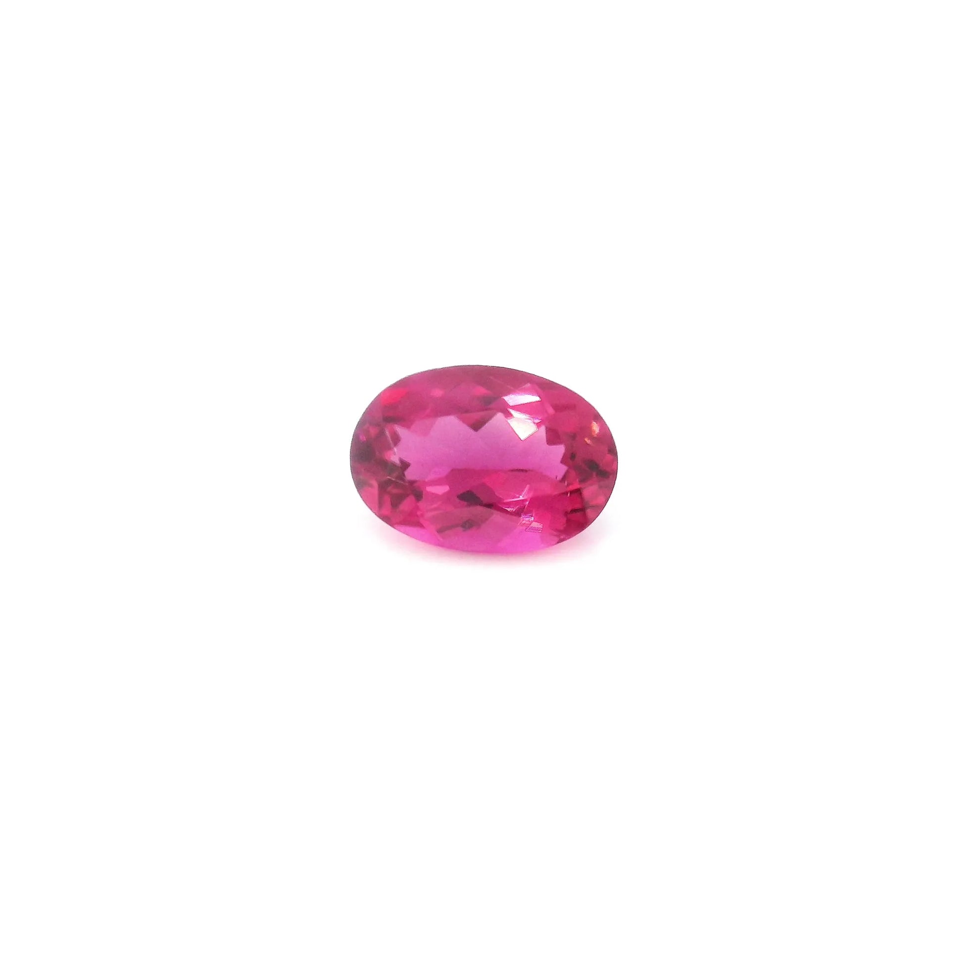 0.73ct Oval Natural Tourmaline (Colour Red, Clarity Eye Clean, Cut Faceted)