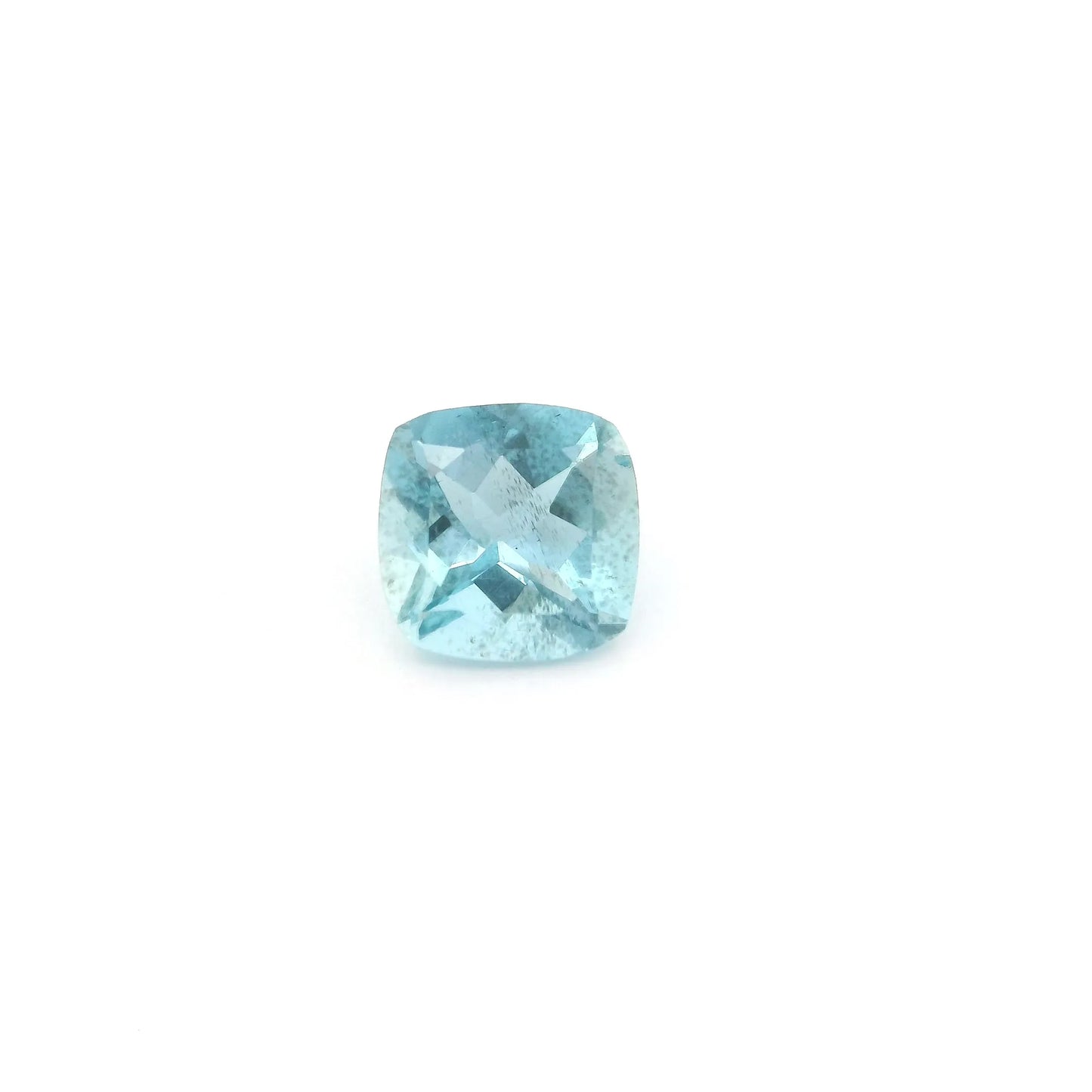 0.74ct Cushion Natural Aquamarine (Colour Blue, Clarity Slightly Included, Cut Faceted)