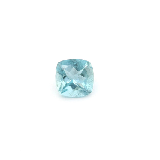 0.74ct Cushion Natural Aquamarine (Colour Blue, Clarity Slightly Included, Cut Faceted)