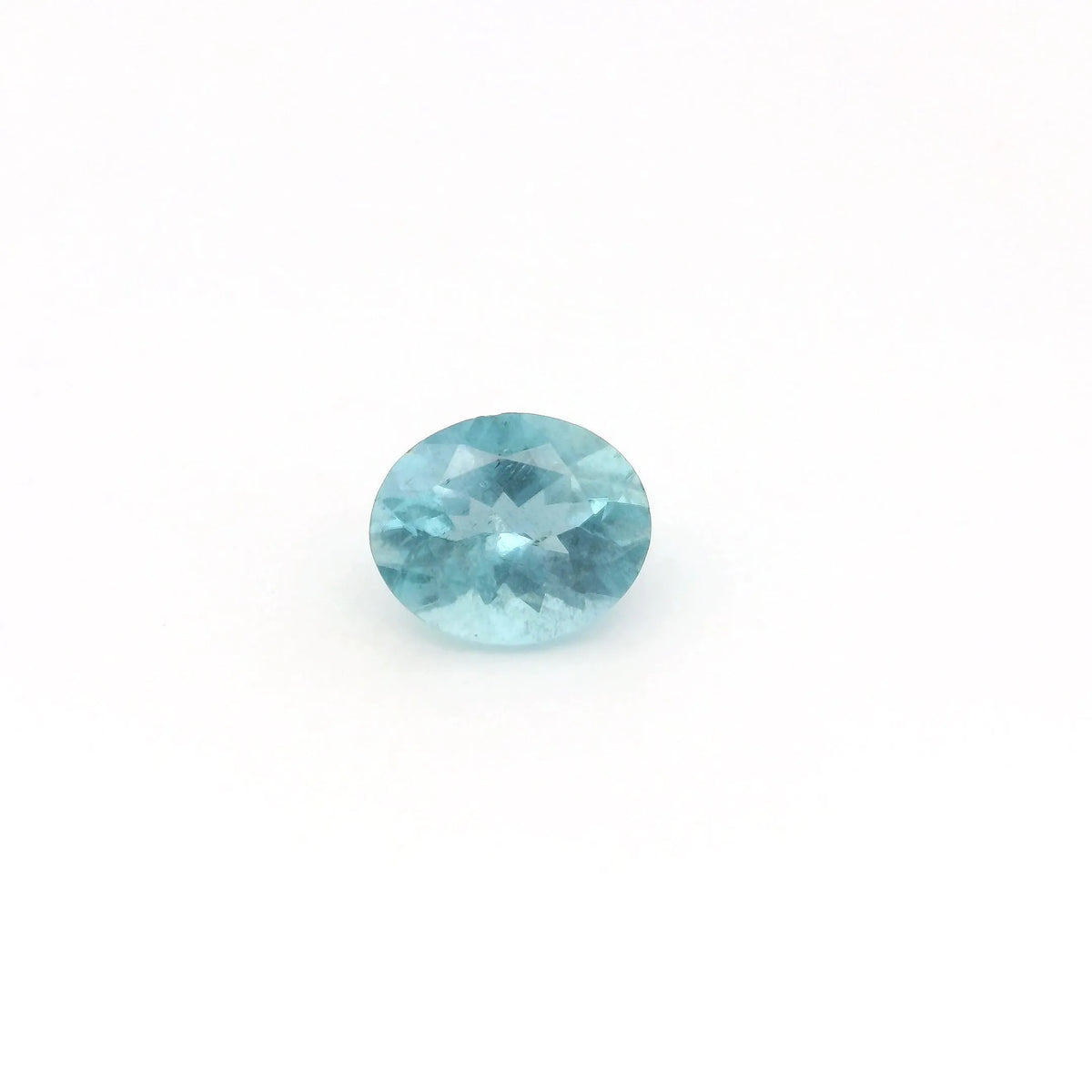 0.75ct Oval Natural Aquamarine (Colour Blue, Clarity Eye Clean, Cut Faceted)