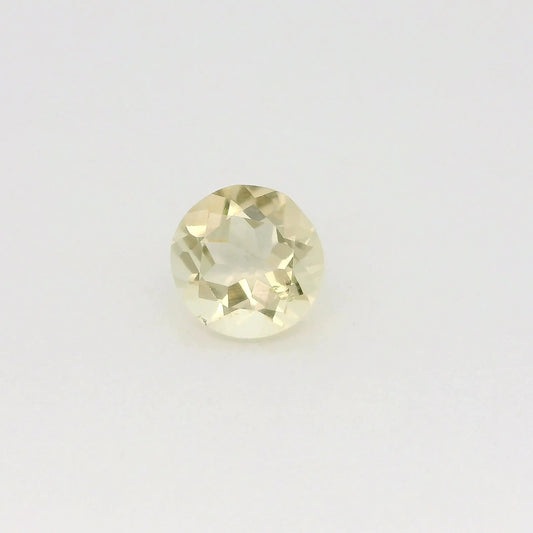 0.75ct Round Natural Citrine (Colour Yellow, Clarity Slightly Included, Cut Faceted)