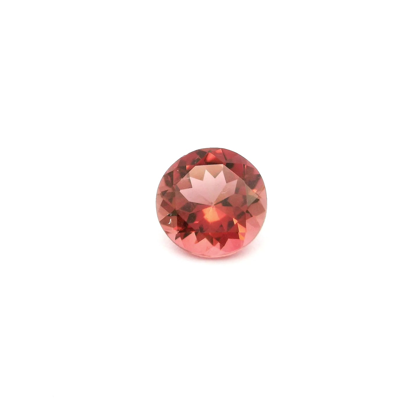 0.75ct Round Natural Tourmaline (Colour Pink, Clarity Slightly Included, Cut Faceted)