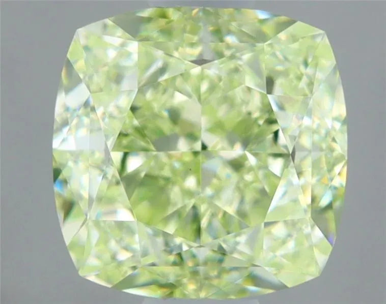 0.76ct Cushion brilliant Natural Diamond (Colour Fancy Light Green, Clarity VS1, GIA Certified)