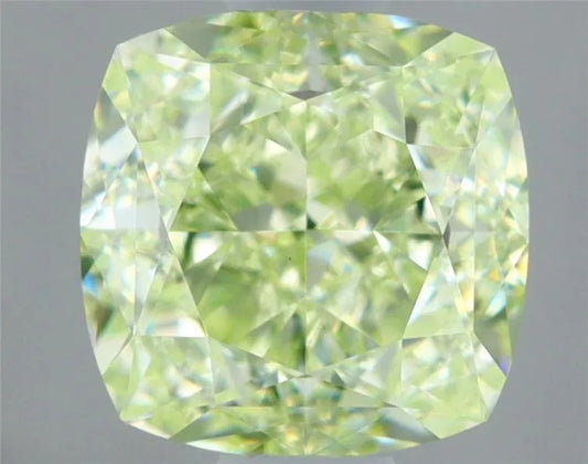 0.76ct Cushion brilliant Natural Diamond (Colour Fancy Light Green, Clarity VS1, GIA Certified)