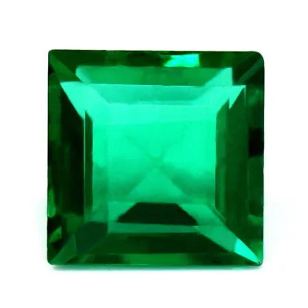 0.76ct Square Natural Emerald (Colour Green, Clarity Slightly Included, Cut Faceted)