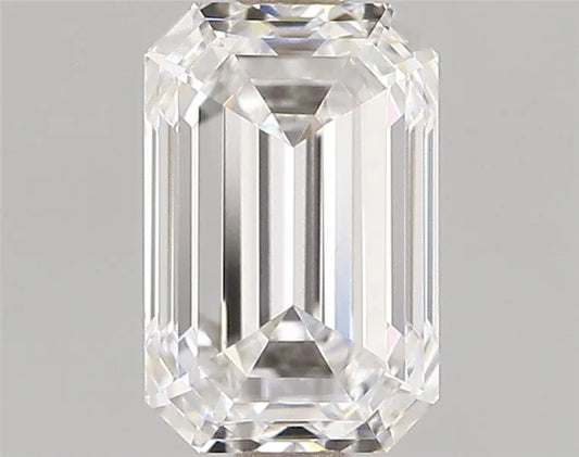 0.77ct Emerald Natural Diamond (Colour D, Clarity IF, GIA Certified)