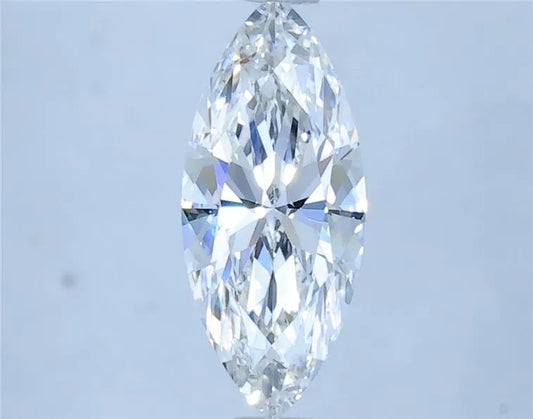 0.77ct Marquise Natural Diamond (Colour F, Clarity IF, GIA Certified)
