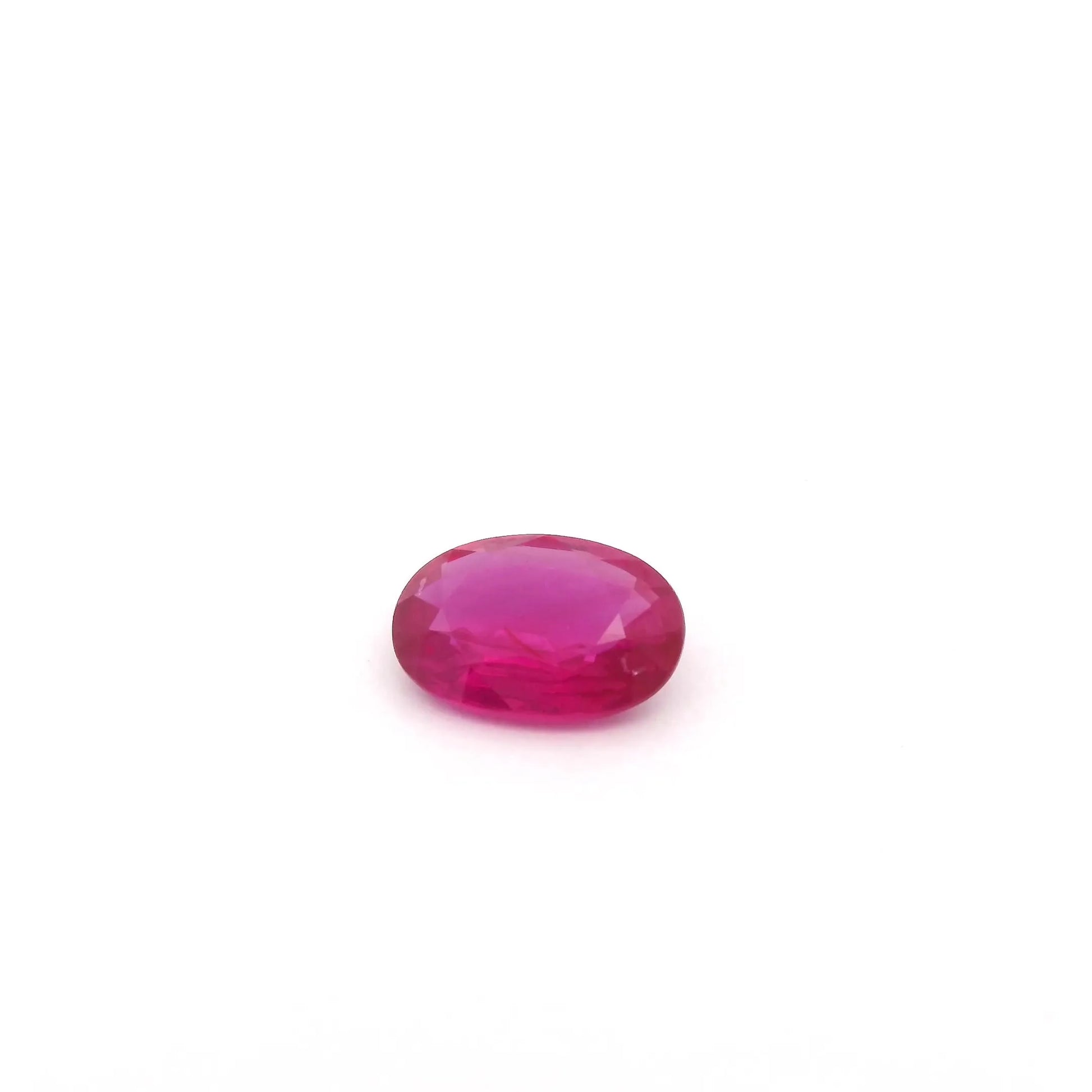 0.77ct Oval Natural Ruby (Colour Red, Clarity Eye Clean, Cut Faceted)