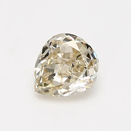 0.78ct Heart Natural Diamond (Colour Fancy Light Yellow, Clarity VS1, GIA Certified)