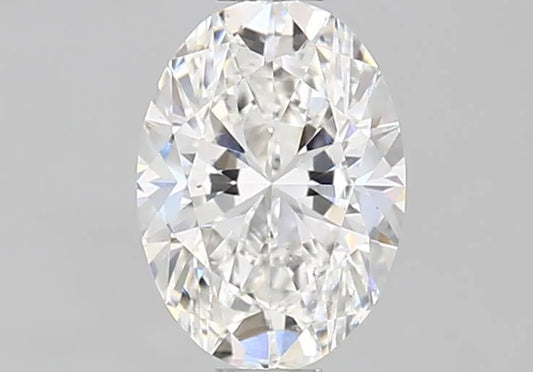 0.78ct Oval Natural Diamond (Colour F, Clarity SI1, GIA Certified)
