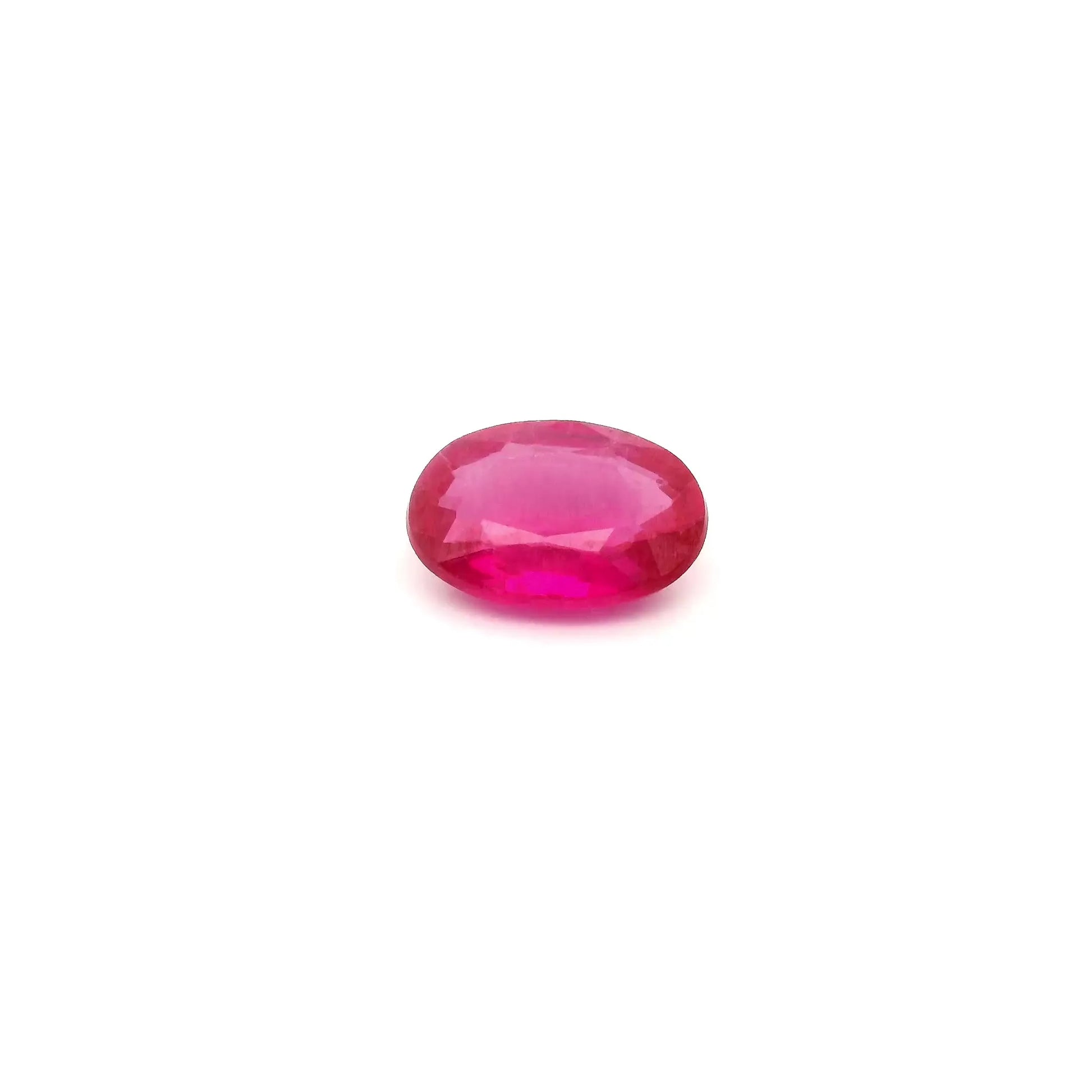 0.79ct Oval Natural Ruby (Colour Red, Clarity Slightly Included, Cut Faceted)