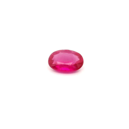0.79ct Oval Natural Ruby (Colour Red, Clarity Slightly Included, Cut Faceted)