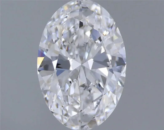 0.80ct Oval Natural Diamond (Colour D, Clarity SI1, GIA Certified)