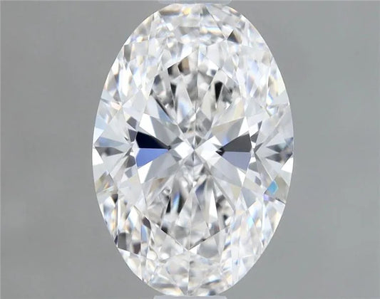 0.80ct Oval Natural Diamond (Colour E, Clarity IF, Cut VG, IGI Certified)