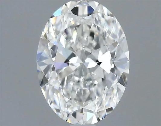 0.80ct Oval Natural Diamond (Colour F, Clarity VS2, GIA Certified)