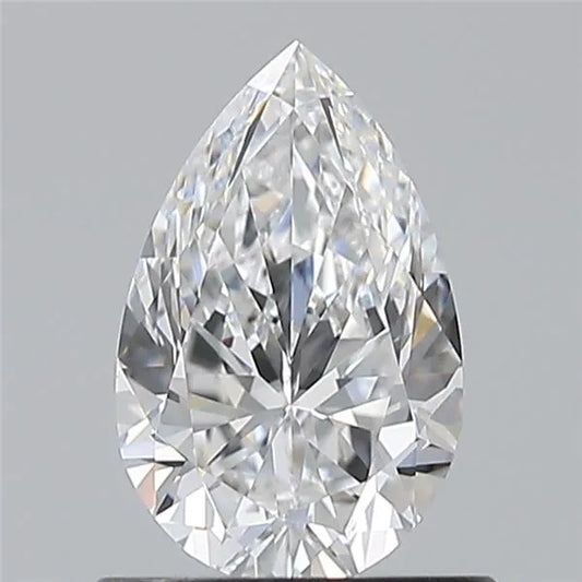 0.80ct Pear Natural Diamond (Colour D, Clarity VVS2, GIA Certified)