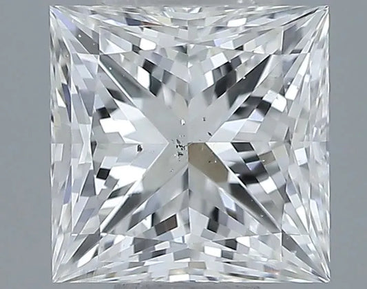 0.80ct Princess Natural Diamond (Colour H, Clarity SI1, GIA Certified)