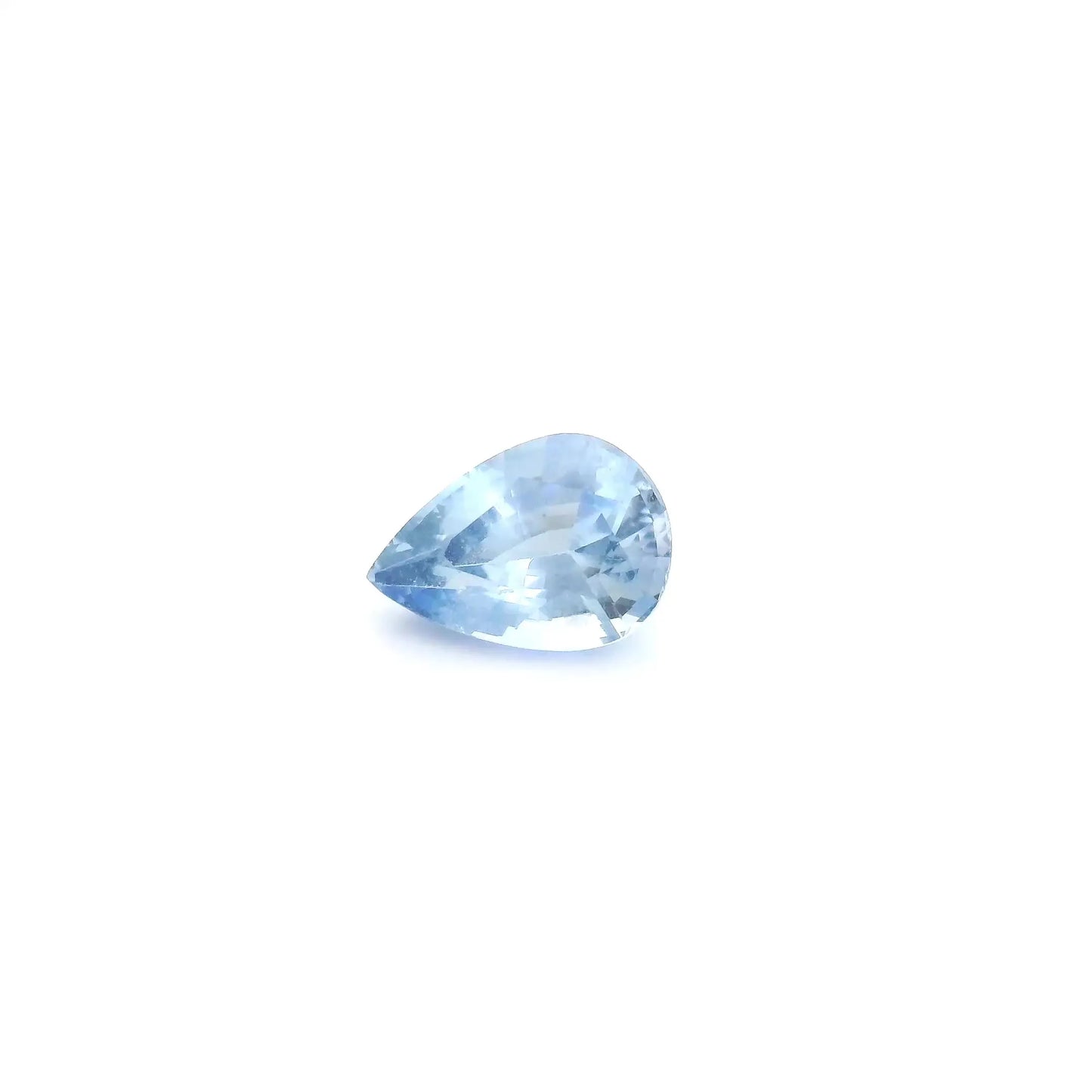 0.81ct Pear Natural Sapphire (Colour Blue, Clarity Eye Clean, Cut Faceted)
