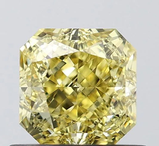 0.81ct Radiant Natural Diamond (Colour Fancy Yellow Brown, Clarity VVS1, Cut GD, GIA Certified)