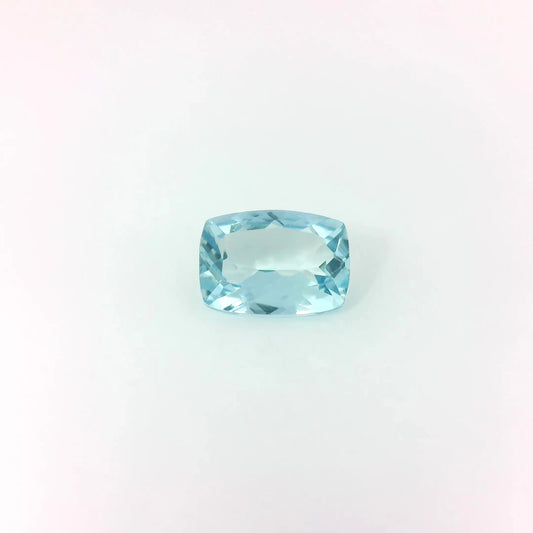 0.82ct Cushion Natural Aquamarine (Colour Blue, Clarity Eye Clean, Cut Faceted)
