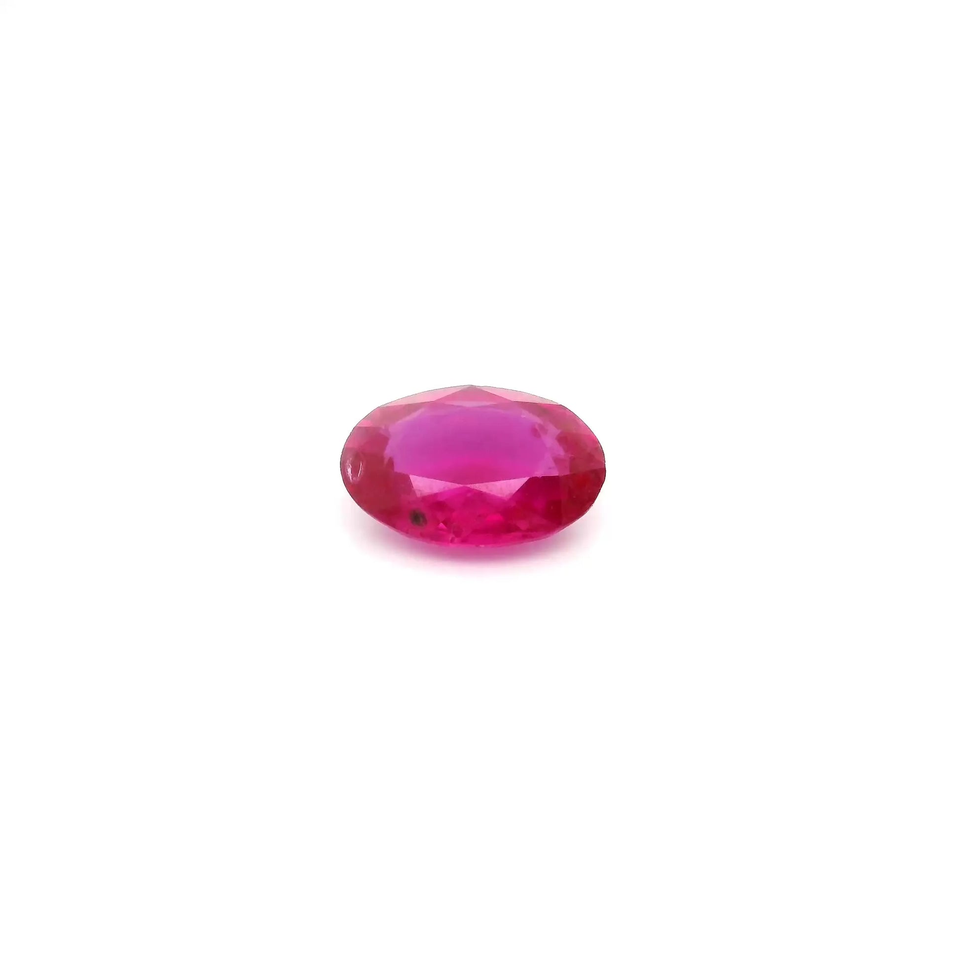 0.82ct Oval Natural Ruby (Colour Red, Clarity Slightly Included, Cut Faceted)