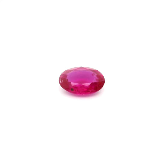 0.82ct Oval Natural Ruby (Colour Red, Clarity Slightly Included, Cut Faceted)