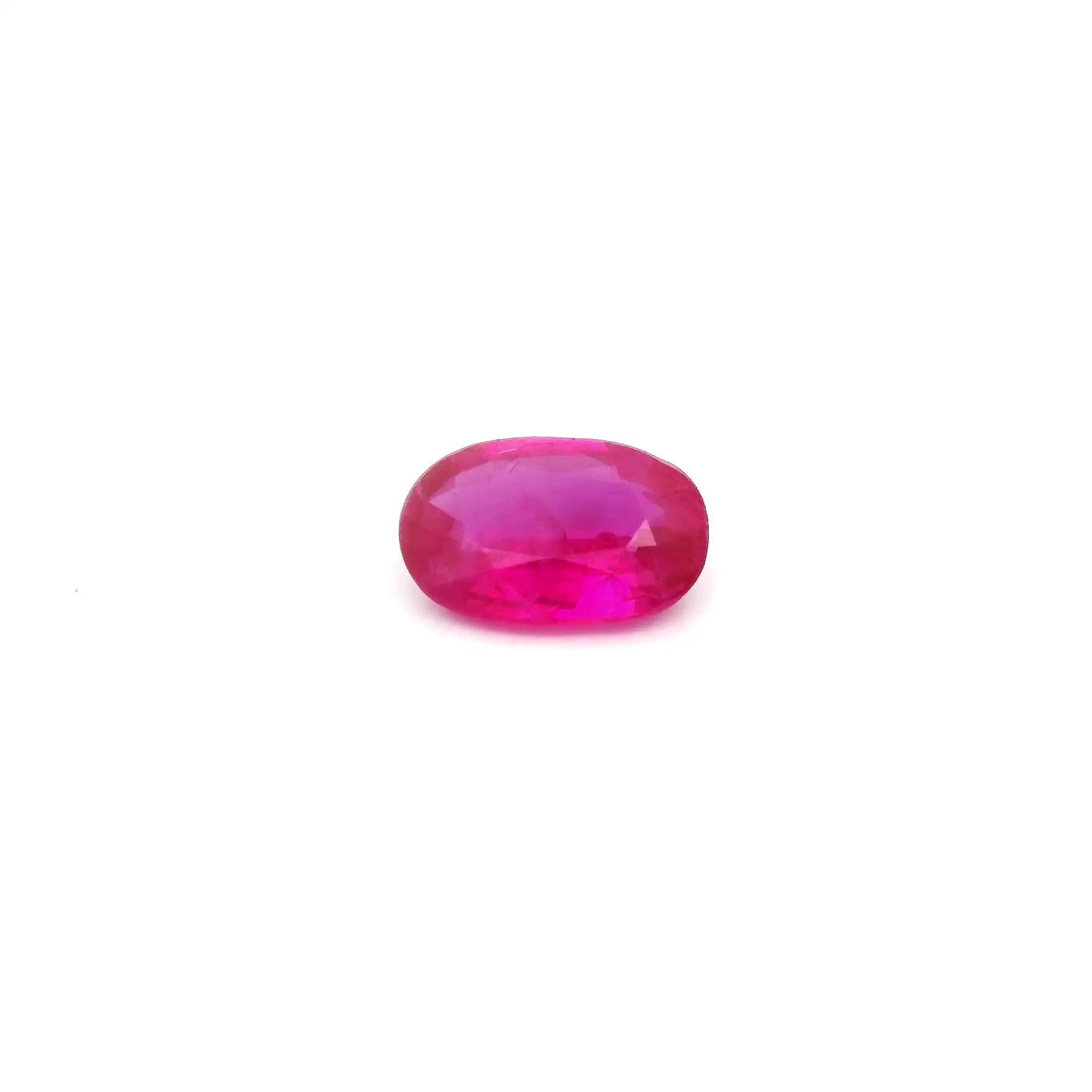 0.82ct Oval Natural Ruby (Colour Red, Clarity Slightly Included, Cut Faceted)