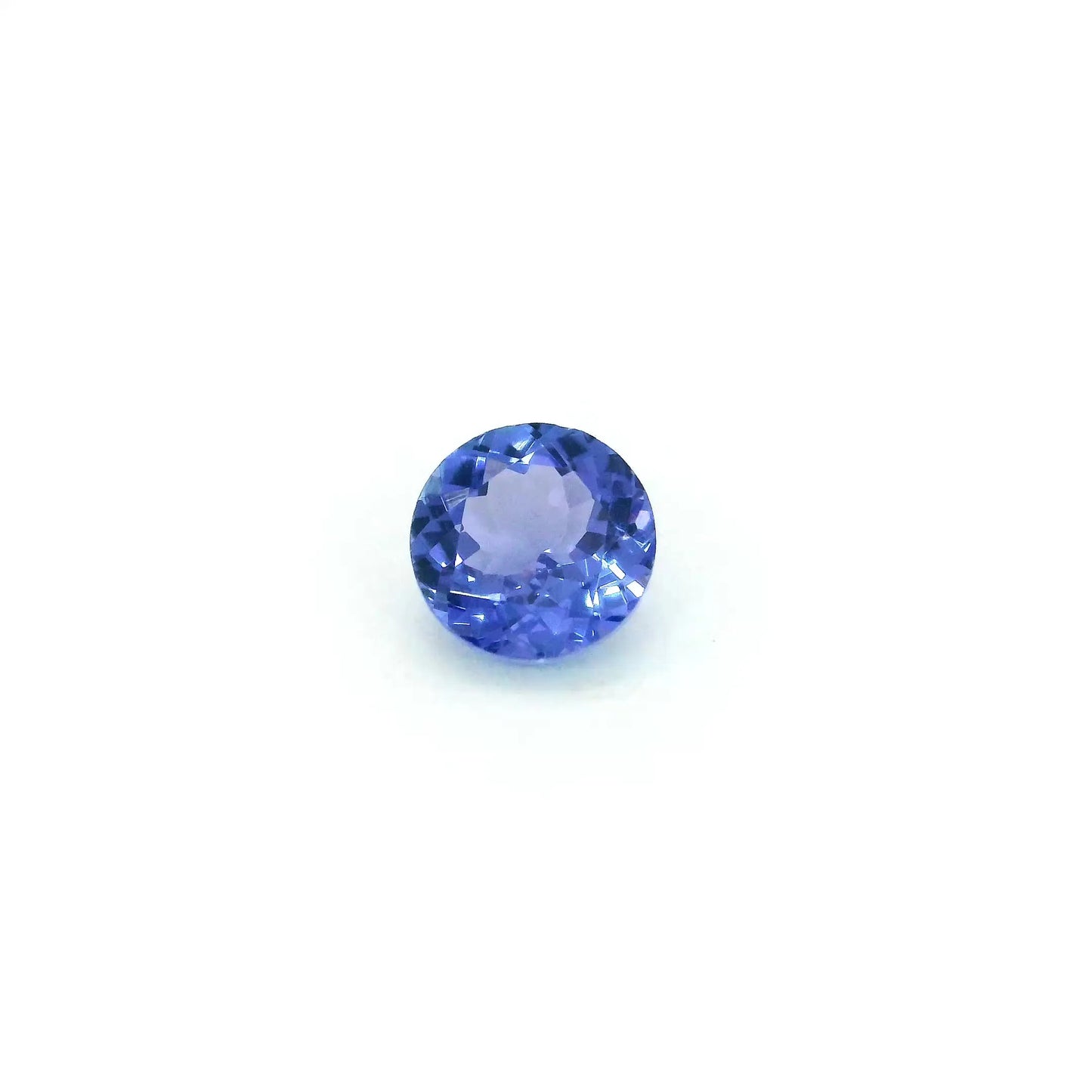 0.88ct Round Natural Tanzanite (Colour Blue, Clarity Eye Clean, Cut Faceted)