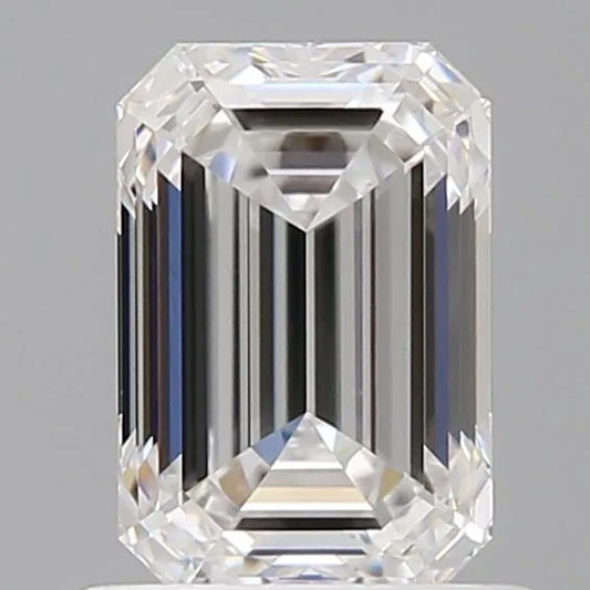 0.90ct Emerald Natural Diamond (Colour E, Clarity VVS2, GIA Certified)