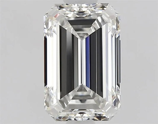 0.90ct Emerald Natural Diamond (Colour F, Clarity VVS2, GIA Certified)
