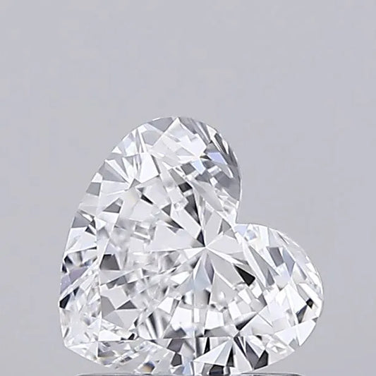 0.90ct Heart Natural Diamond (Colour D, Clarity IF, GIA Certified)