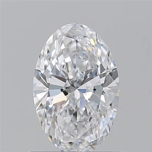 0.90ct Oval Natural Diamond (Colour D, Clarity IF, GIA Certified)