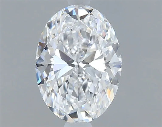 0.90ct Oval Natural Diamond (Colour D, Clarity IF, GIA Certified)