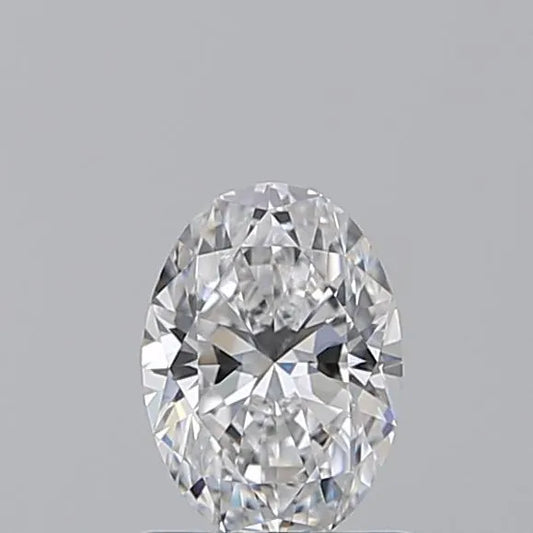0.90ct Oval Natural Diamond (Colour D, Clarity IF, GIA Certified)