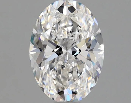 0.90ct Oval Natural Diamond (Colour D, Clarity VVS2, Cut EX, GIA Certified)