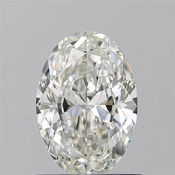 0.90ct Oval Natural Diamond (Colour H, Clarity SI1, GIA Certified)